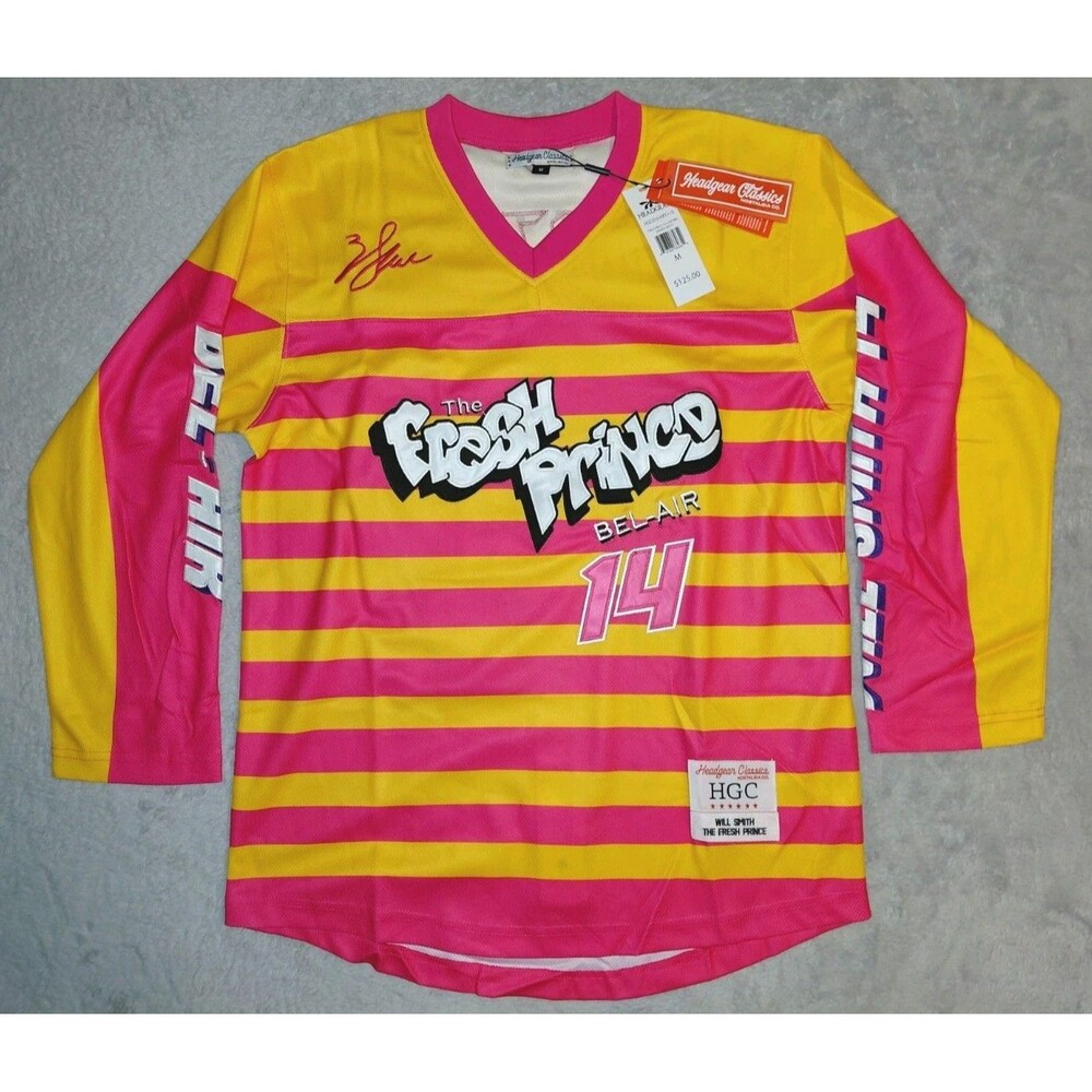 Headgear Classics Hockey Jersey Fresh Prince Of Bel Air Will Smith Size Medium